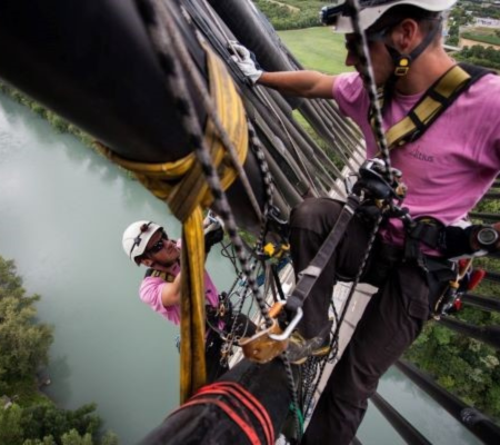 Réaliser travaux sur corde