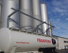 portique antichute pour chargement de granulés