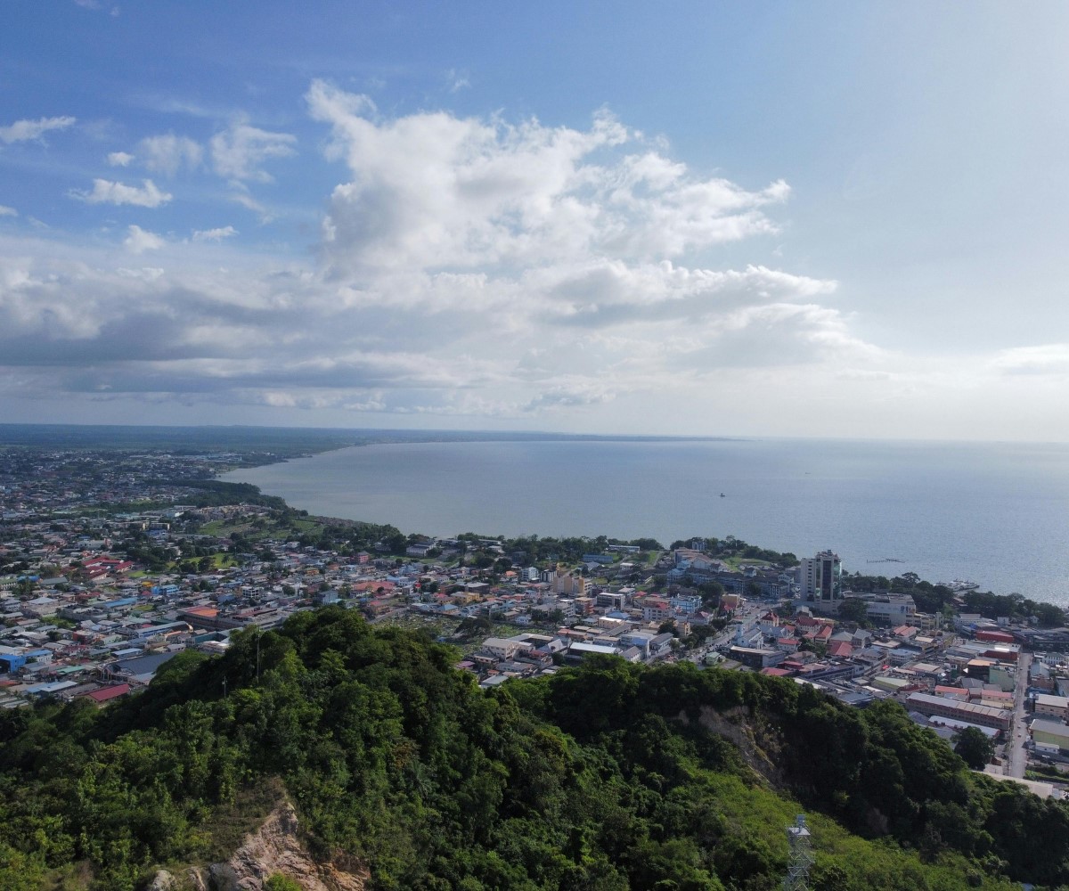 Guyane avec vue en hauteur