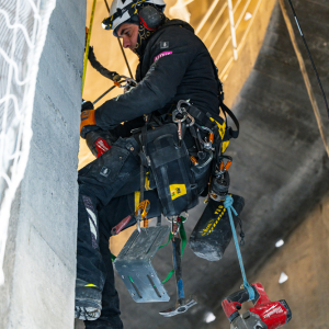 Photo professionnel sur corde