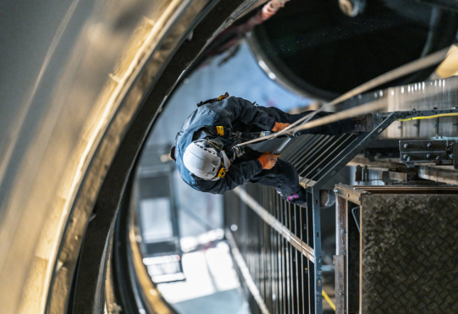 Travaux sur corde Tour Perret