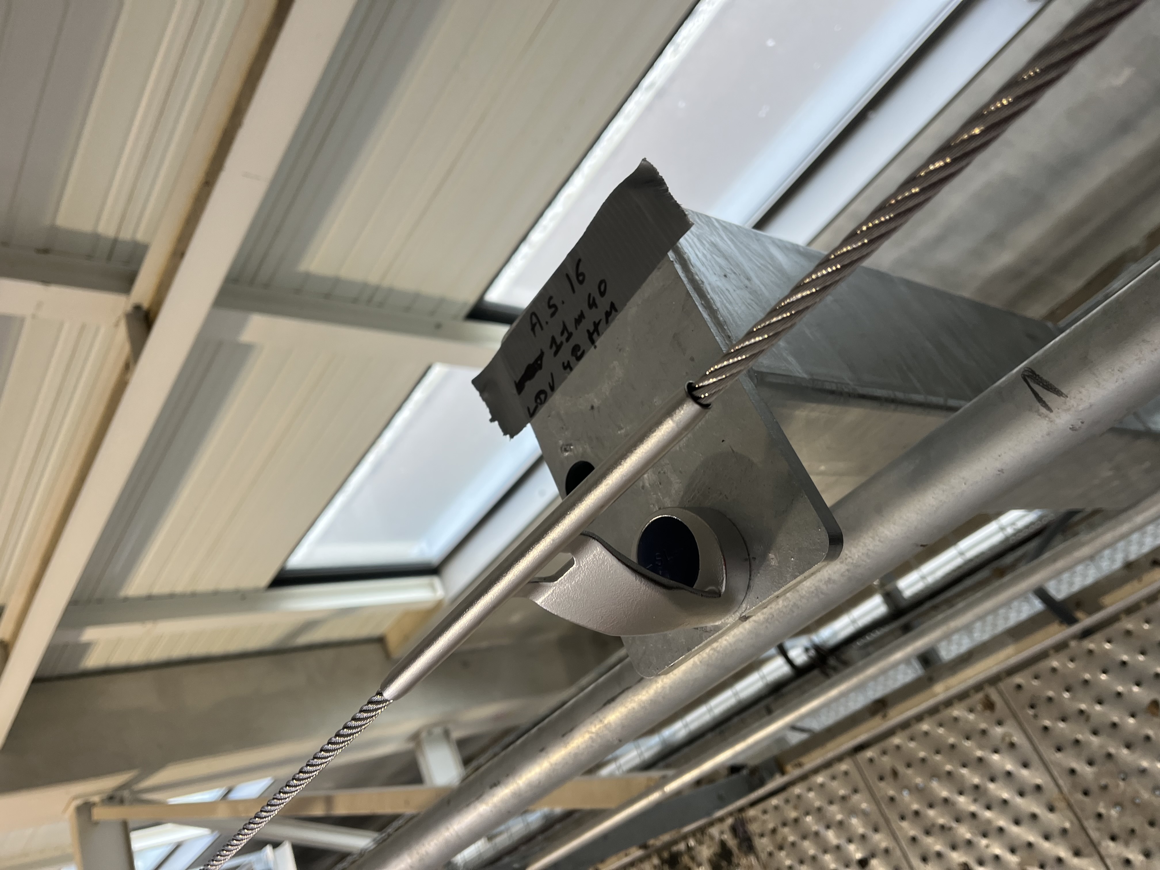 installation ligne de vie verticale