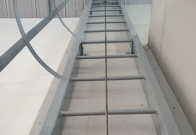 pose ligne de vie verticale