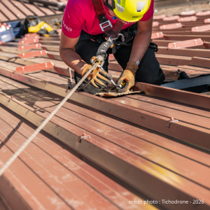 Equipe travaux sur corde