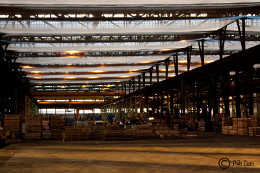Pose de 45000 m² de filets antichute de matériaux pour retenue de la chute de morceaux de briques - Arcelor Montataire