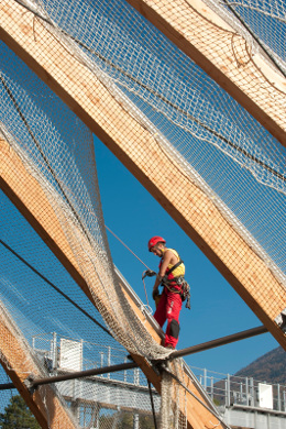 Filets plateforme de travail - Gare TGV Bellegarde