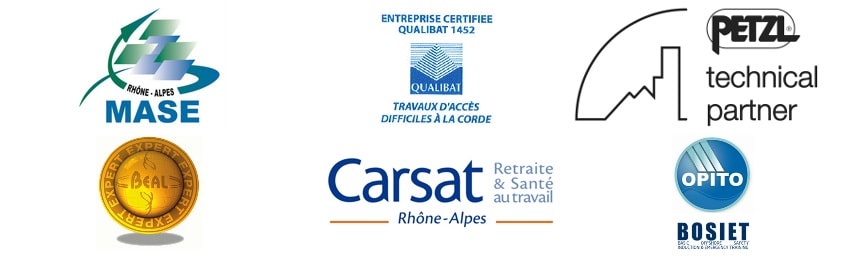 Logos de nos certifications