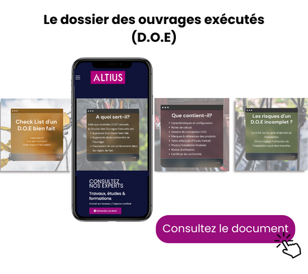 dossier des ouvrages exécutés travail en hauteur